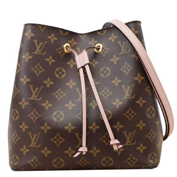 Louis Vuitton  Neonoe MM Monogram Canvas Shoulder Bag Pink - Picture 1 of 13